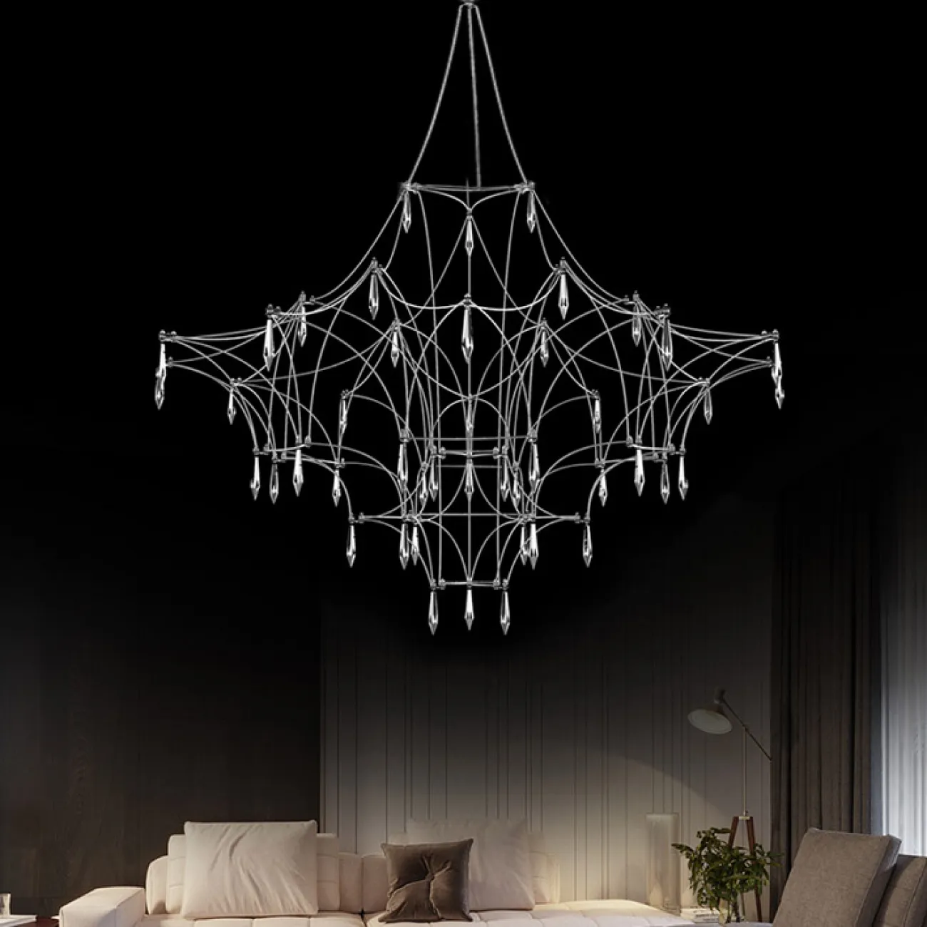 Подвесная люстра MARQUISE D80 Gold от ImperiumLoft