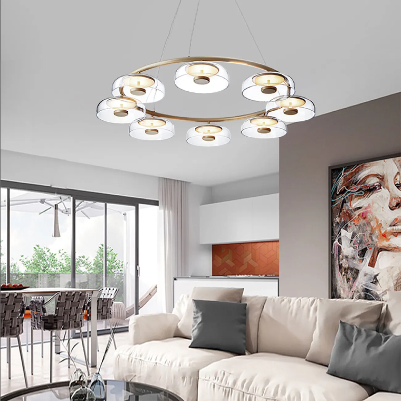 Люстра подвесная ARCTIC от ImperiumLoft