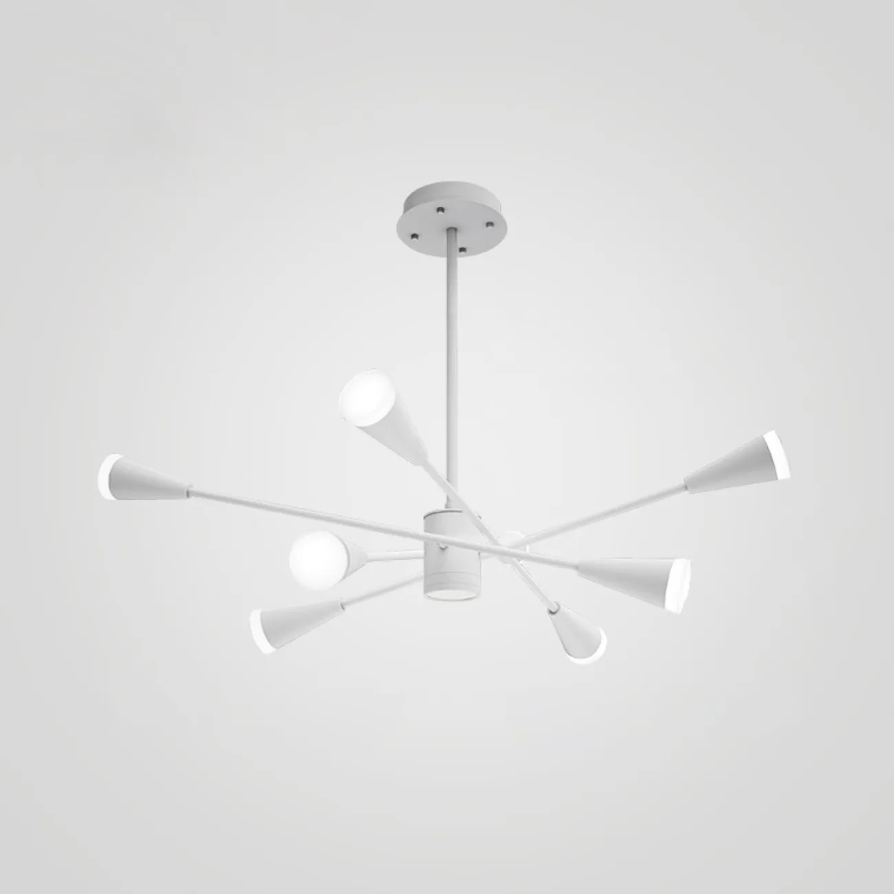 Подвесная люстра MILTON 12 Белый от ImperiumLoft