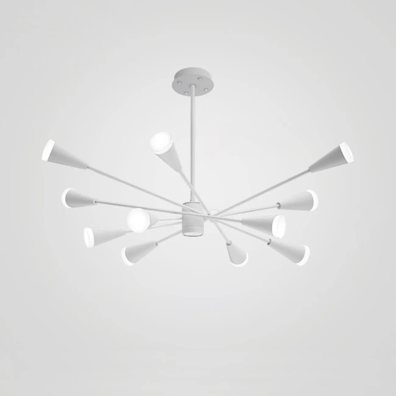 Подвесная люстра MILTON 12 Белый от ImperiumLoft