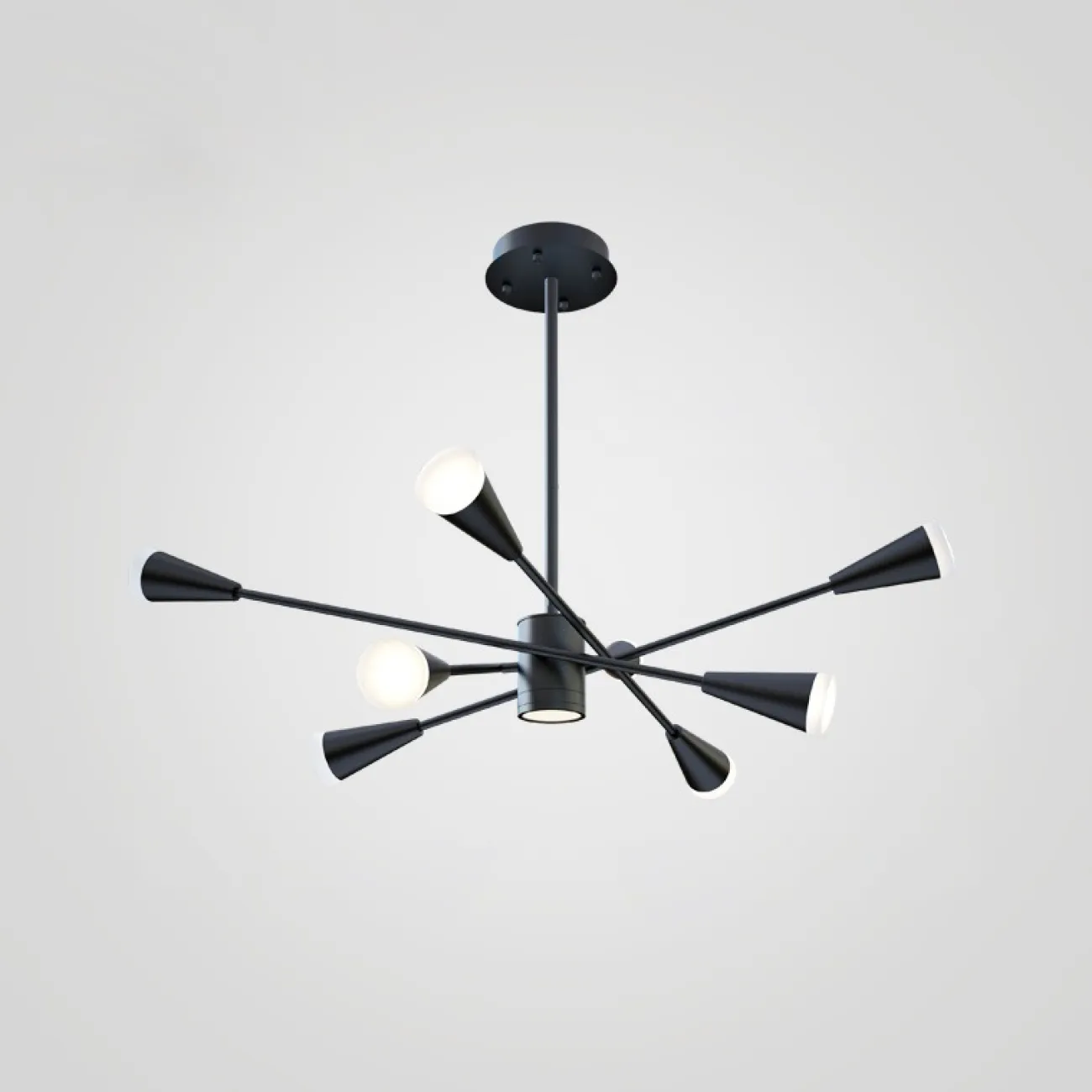 Подвесная люстра MILTON 12 Белый от ImperiumLoft