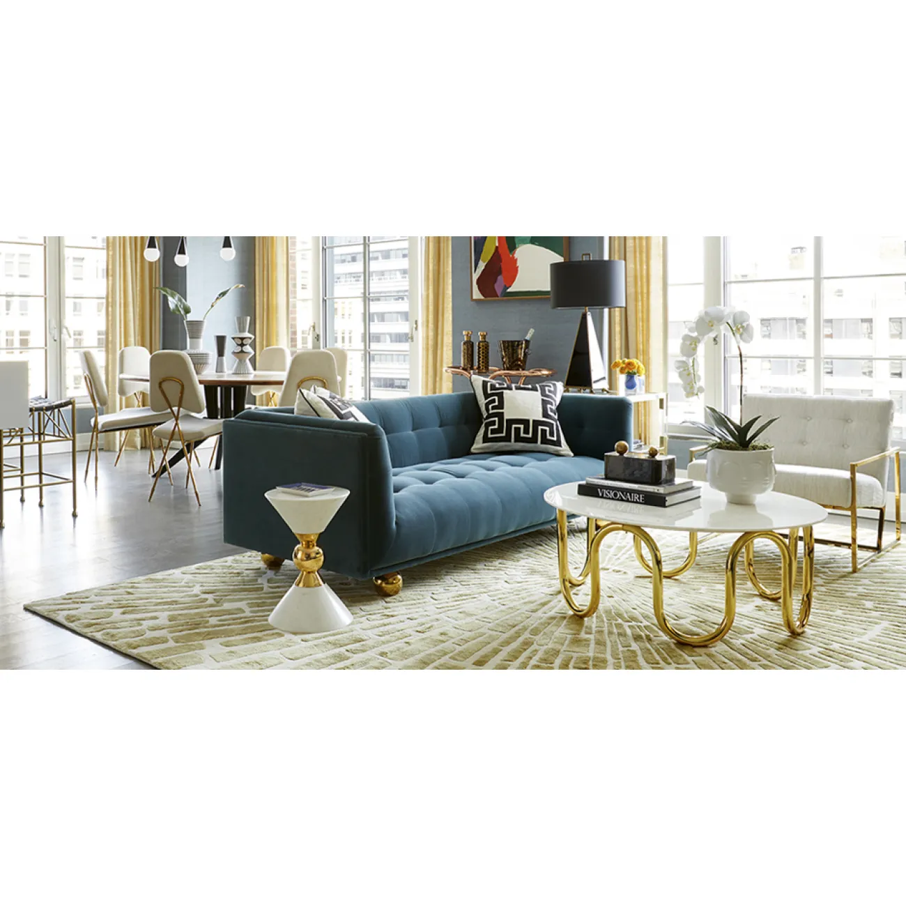 Журнальный столик Scalinatella Cocktail Table designed by Jonathan Adler от LaLume