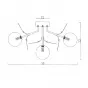 Потолочная люстра MATISSE C SELF D55 White от ImperiumLoft