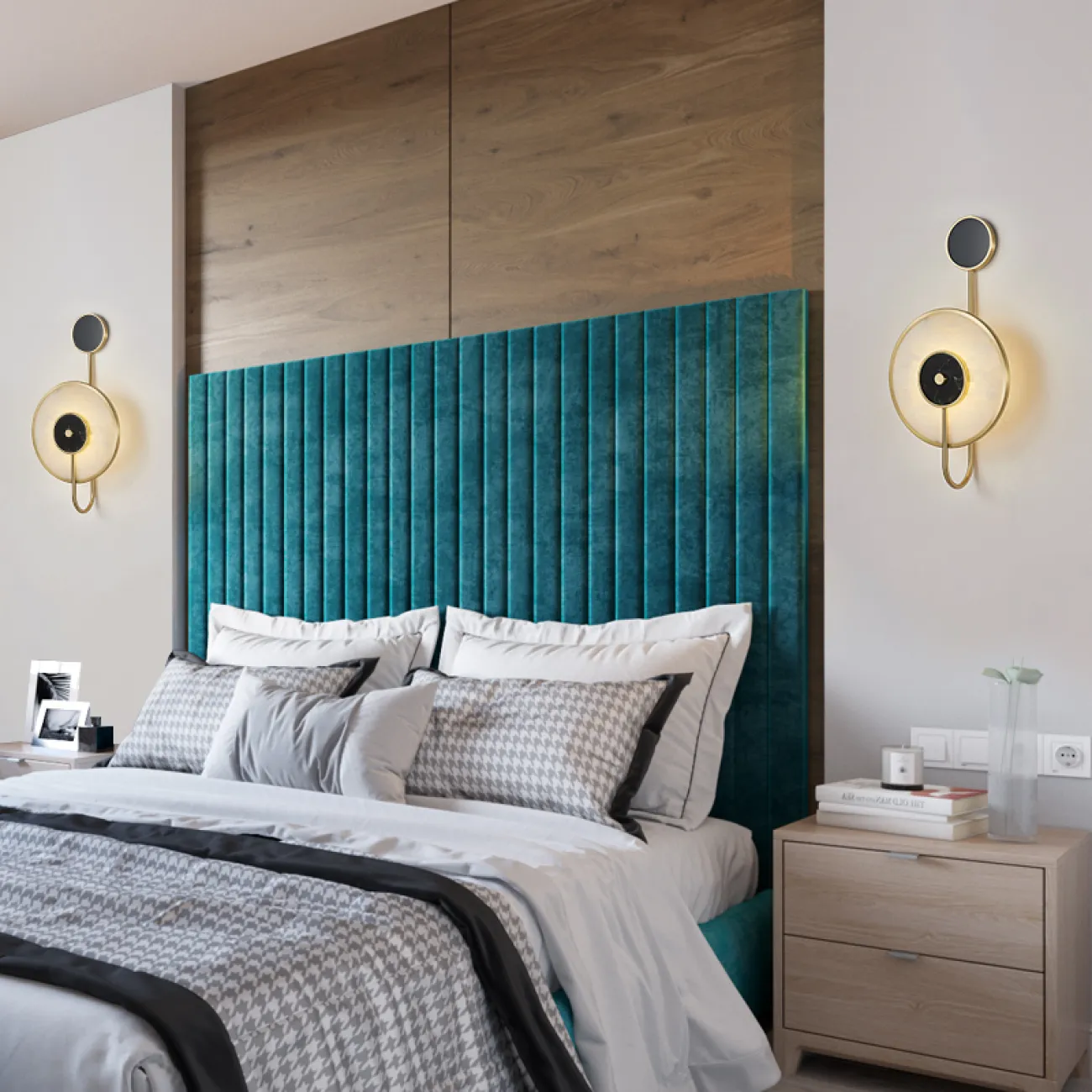 Настенный светильник-бра из мрамора LOREO A от ImperiumLoft