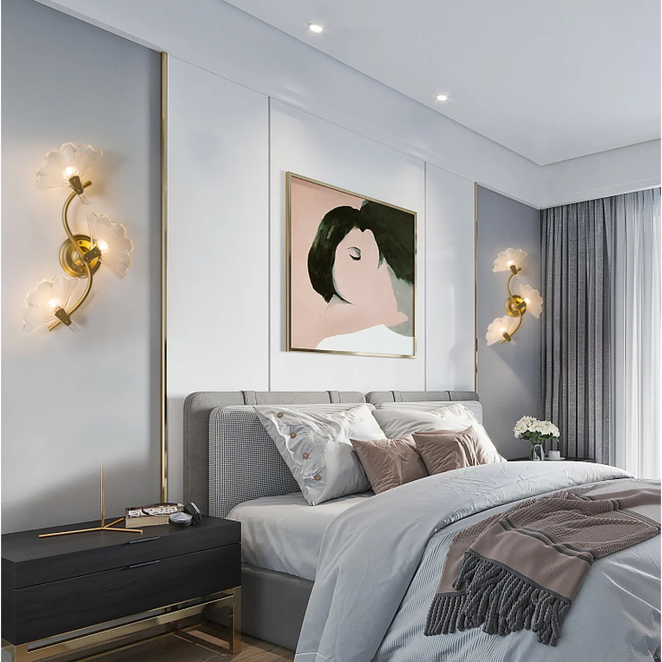 Настенный светильник AVALON W TRIO от ImperiumLoft