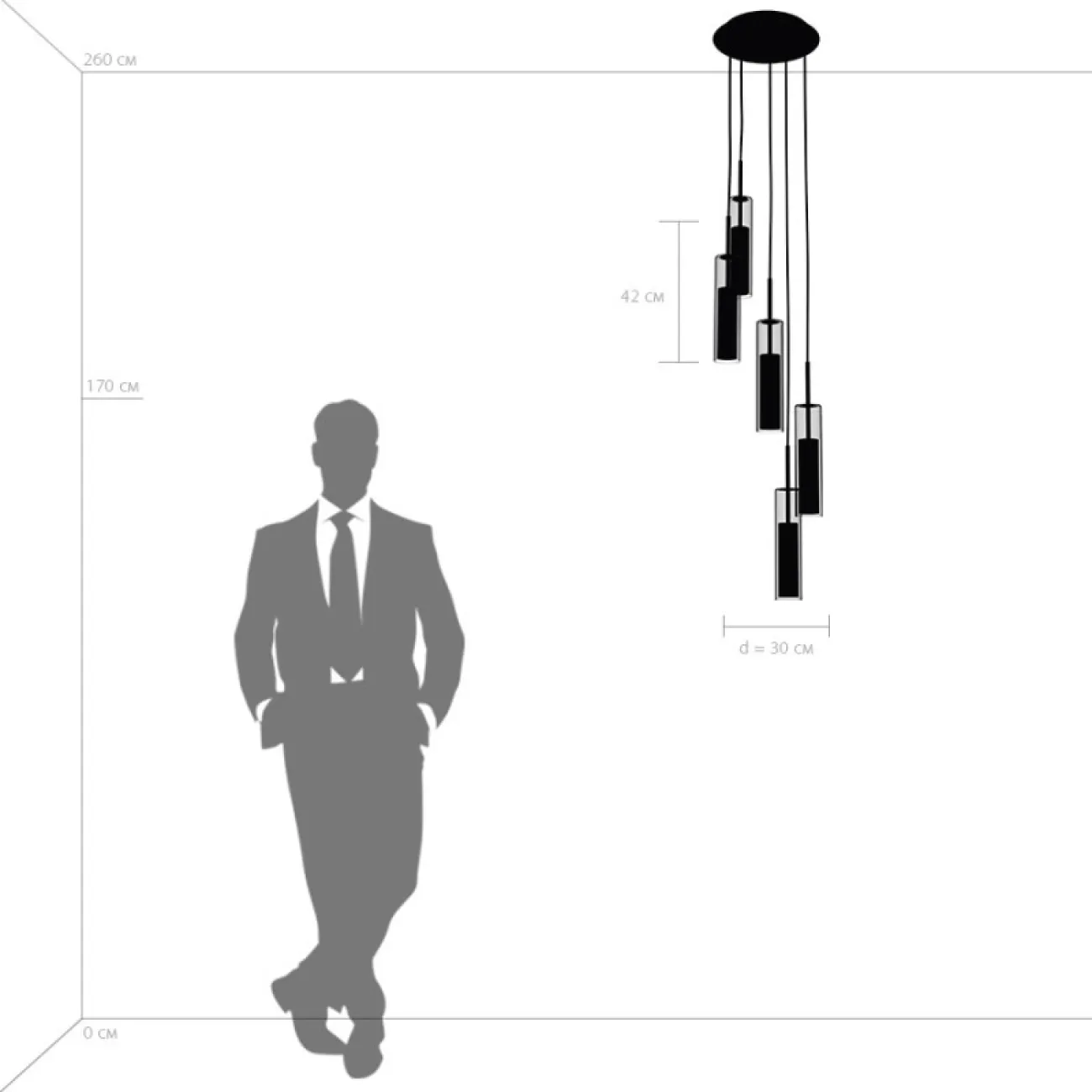 Подвесной светильник ALEN MORE Chrome от ImperiumLoft Подвесной светильник ALEN MORE Chrome от ImperiumLoft