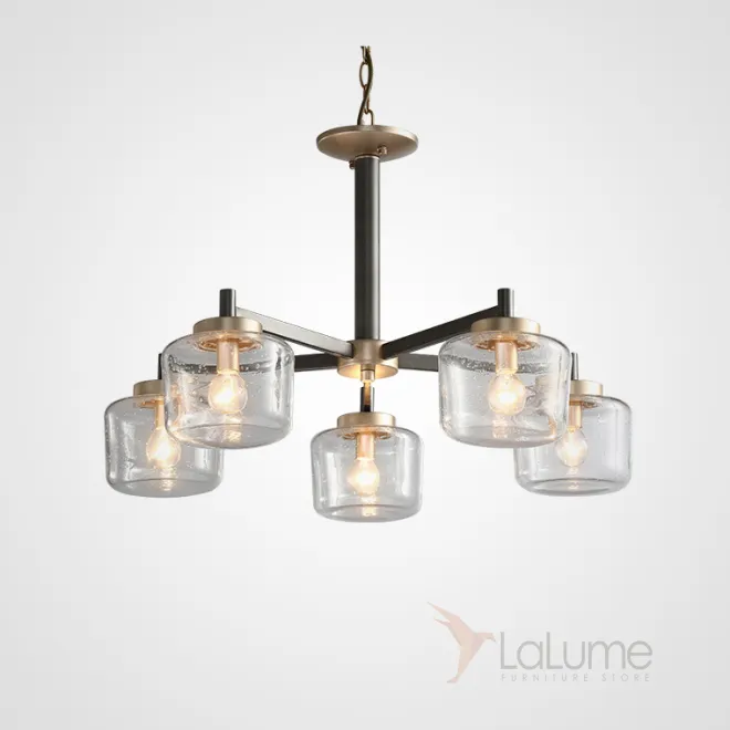 Подвесная люстра POT D70 5 lamps Transparent