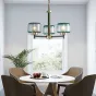 Подвесная люстра POT D70 6 lamps Transparent от ImperiumLoft