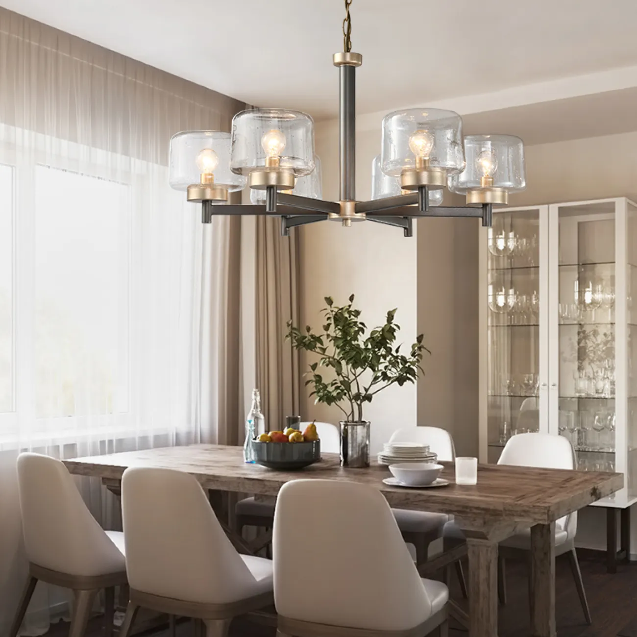 Подвесная люстра POT D82 Transparent от ImperiumLoft