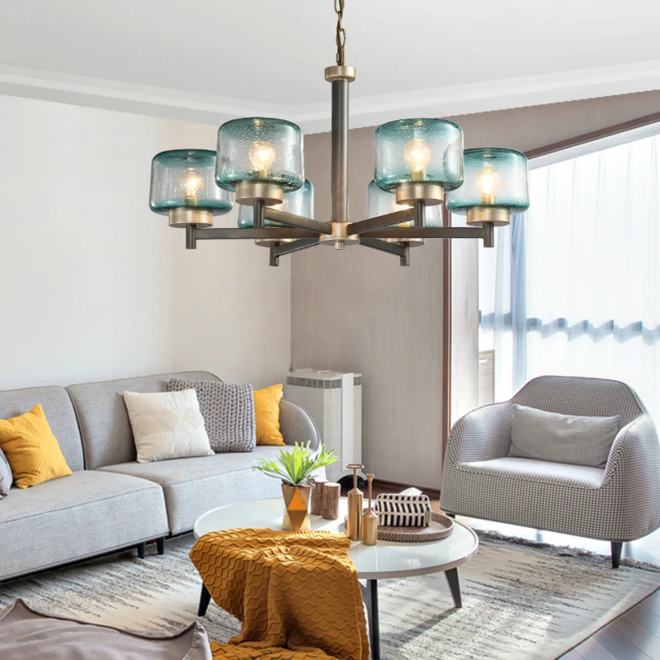 Подвесная люстра POT D82 Transparent от ImperiumLoft