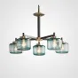 Подвесная люстра POT D70 5 lamps Blue от ImperiumLoft