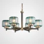 Подвесная люстра POT D70 6 lamps Blue от ImperiumLoft