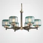 Подвесная люстра POT D70 6 lamps Blue от ImperiumLoft