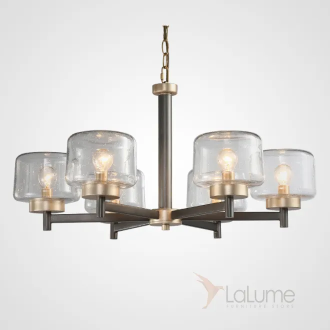 Подвесная люстра POT D70 6 lamps Transparent