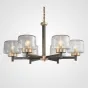 Подвесная люстра POT D70 6 lamps Transparent от ImperiumLoft