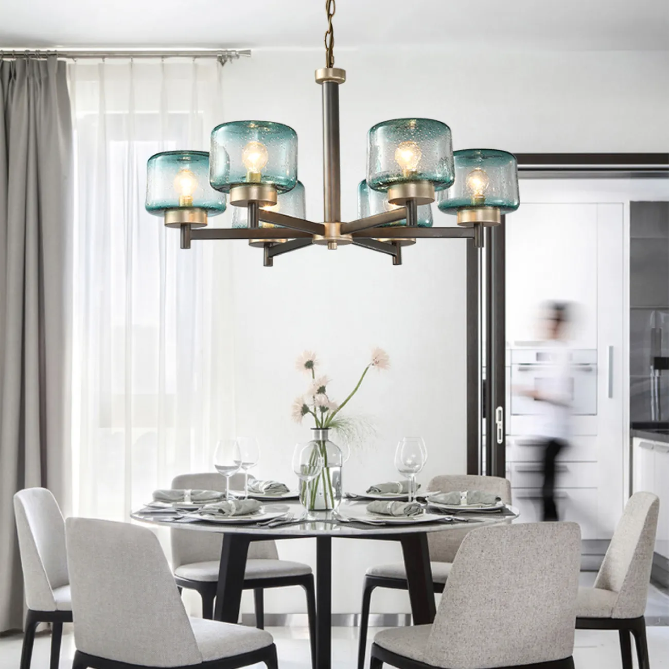 Подвесная люстра POT D82 Transparent от ImperiumLoft