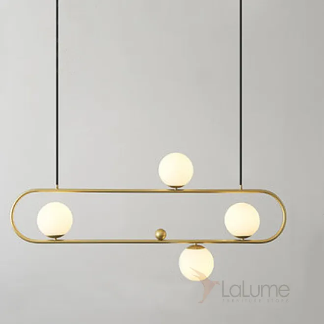 Люстра Horizontal Balls Balance Brass 4