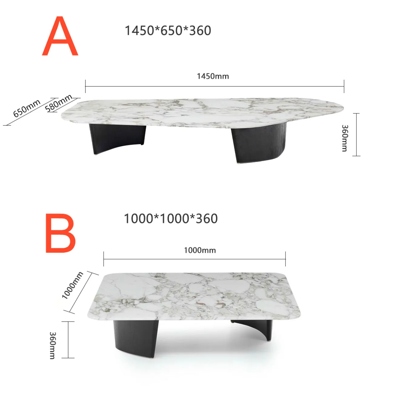 Дизайнерский журнальный столик LaLume-AP00241