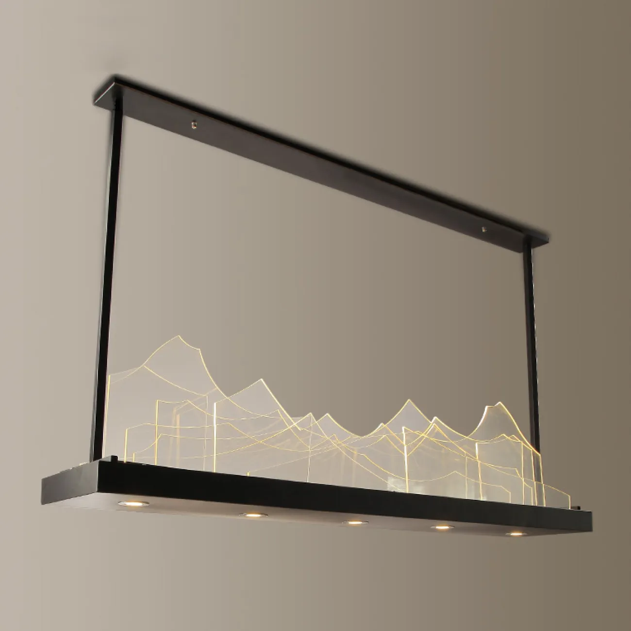 Подвесной реечный светильник MOUNT L95 от ImperiumLoft