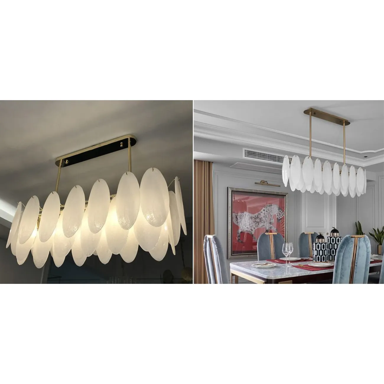 Люстра Angel Style Italian Murano Glass Rectangle L120 от ImperiumLoft