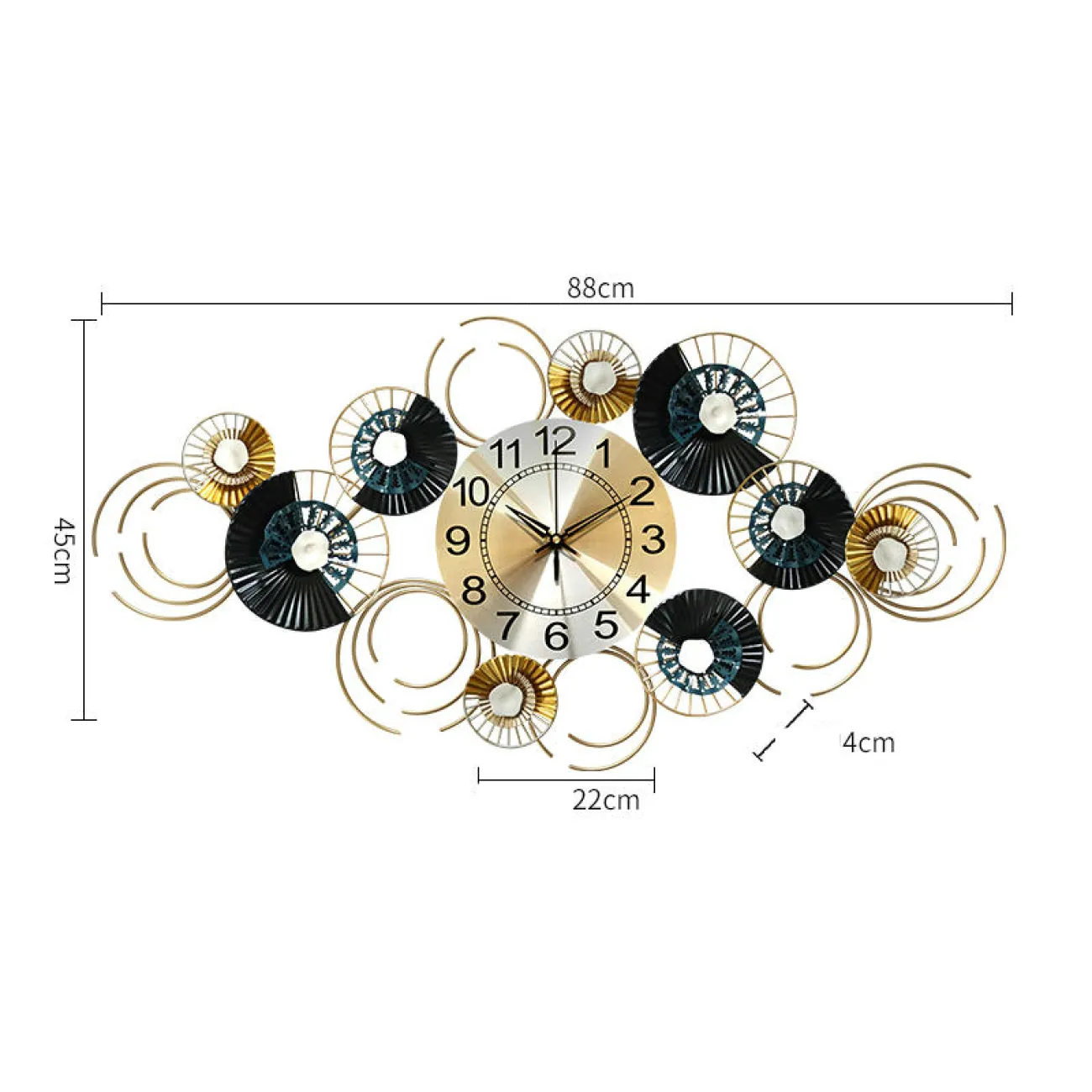 Дизайнерский настенный декор часы LaLume-KKK00313