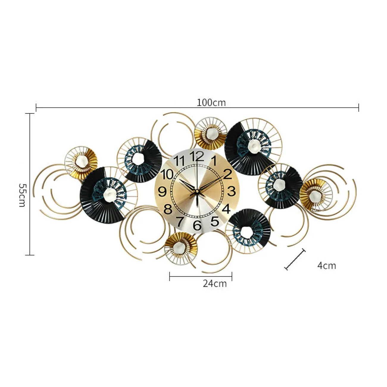 Дизайнерский настенный декор часы LaLume-KKK00313