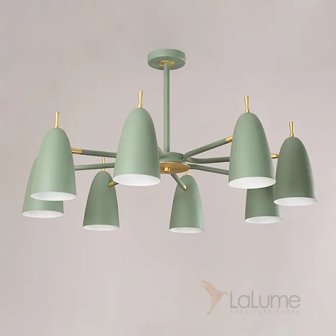 Люстра на штанге PINNACLE D86 Green от ImperiumLoft