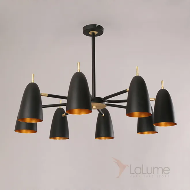 Люстра на штанге PINNACLE D86 Black от ImperiumLoft Люстра на штанге PINNACLE D86 Black от ImperiumLoft