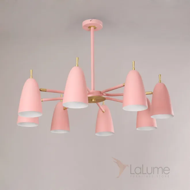 Люстра на штанге PINNACLE D86 Pink от ImperiumLoft Люстра на штанге PINNACLE D86 Pink от ImperiumLoft