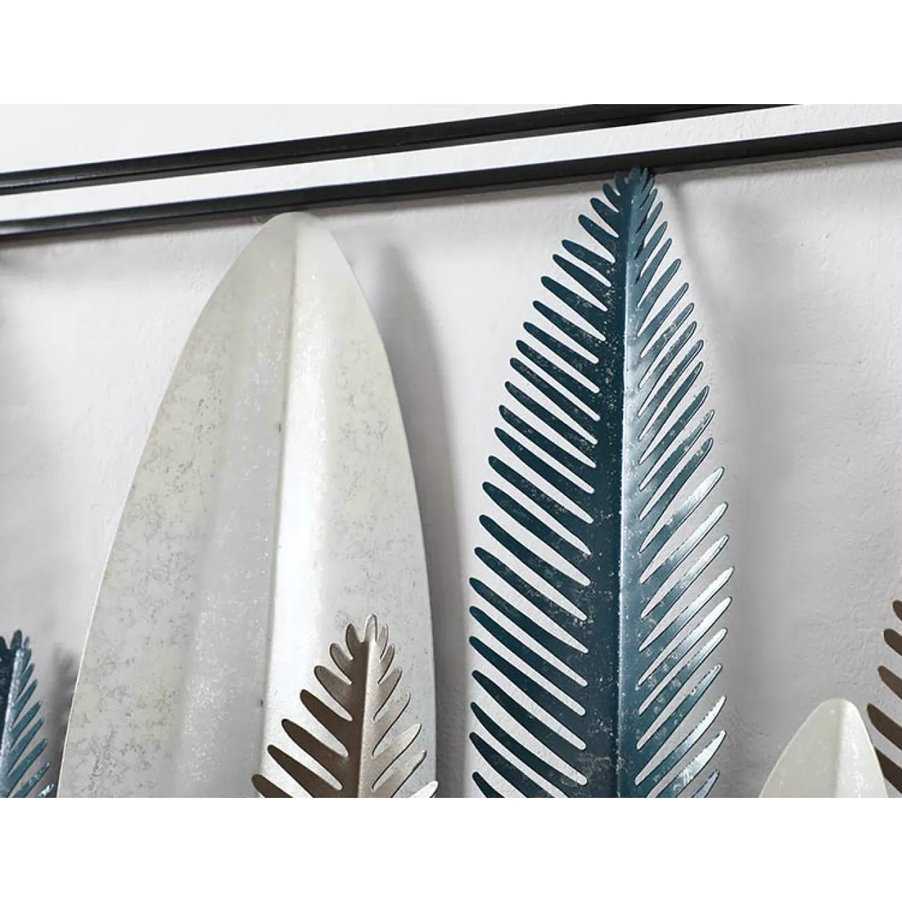 Настенный декор листья в рамке LaLume-KKK00130