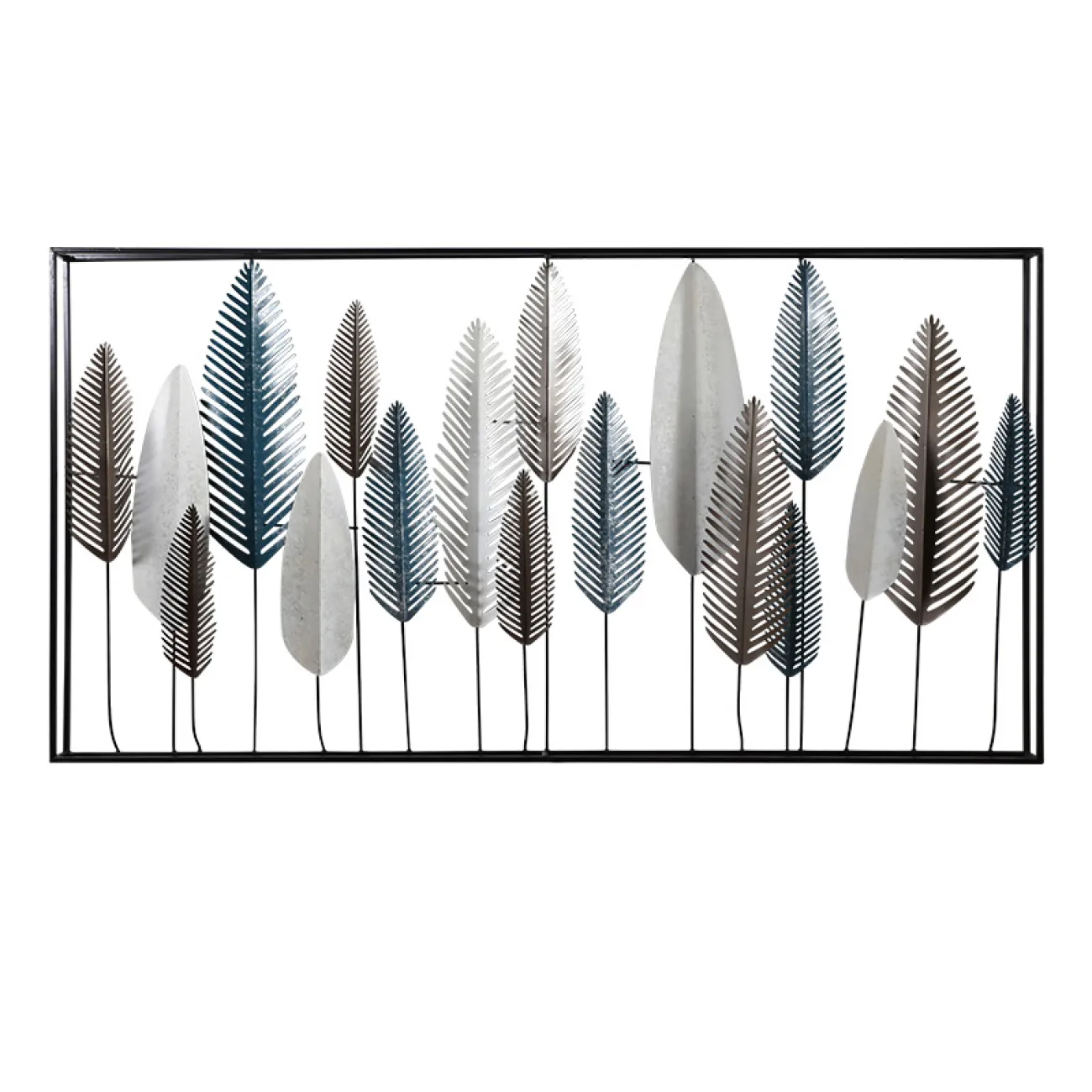 Настенный декор листья в рамке LaLume-KKK00130