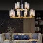 Потолочная люстра ADELEINE L15 Brown от ImperiumLoft