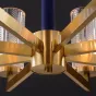 Потолочная люстра ADELEINE L6 Blue от ImperiumLoft