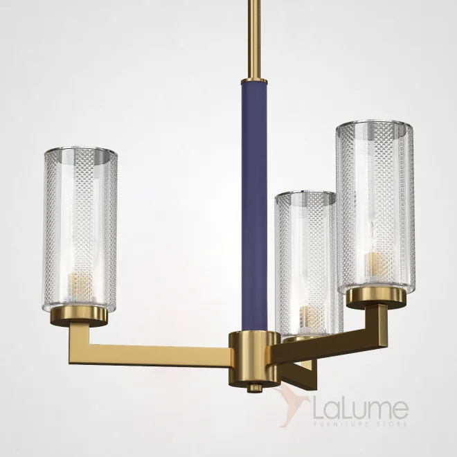 Потолочная люстра ADELEINE L3 Blue от ImperiumLoft