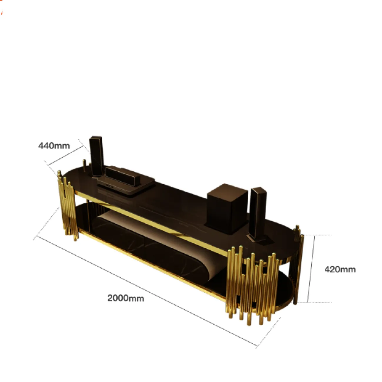 Дизайнерский комод под ТВ LaLume-TV00122