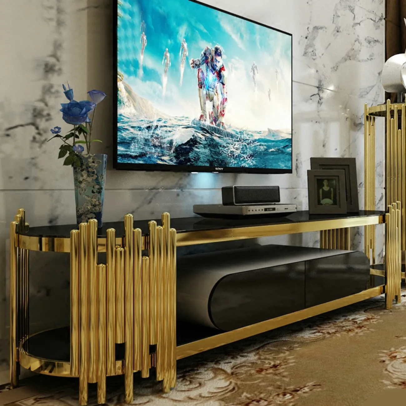 Дизайнерский комод под ТВ LaLume-TV00122