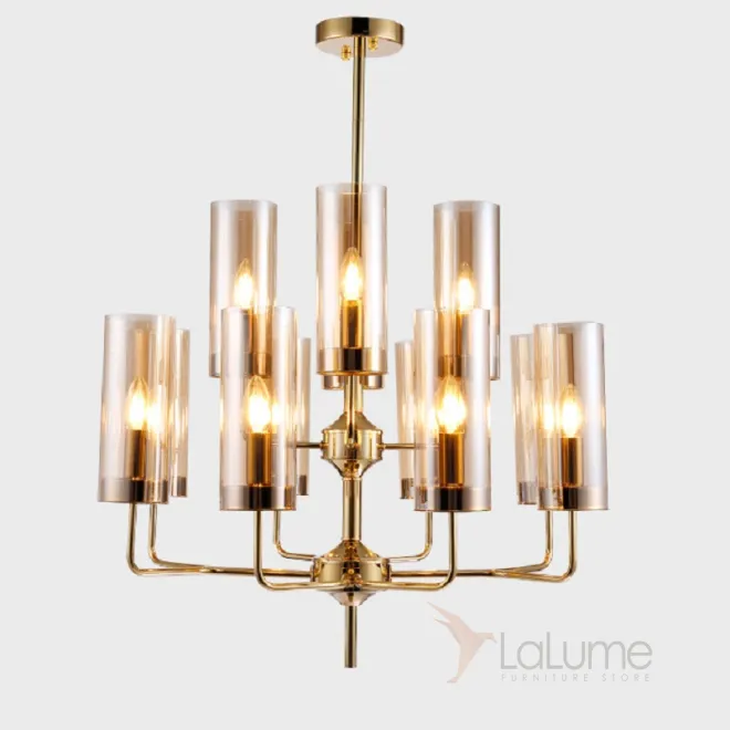 Люстра Hans-Agne Jakobsson Brass & Blue Glass Tube Chandelier Hans-Agne Jakobsson in 1970 12 Коричневый от ImperiumLoft Люстра Hans-Agne Jakobsson Brass & Blue Glass Tube Chandelier Hans-Agne Jakobsson in 1970 12 Коричневый от ImperiumLoft