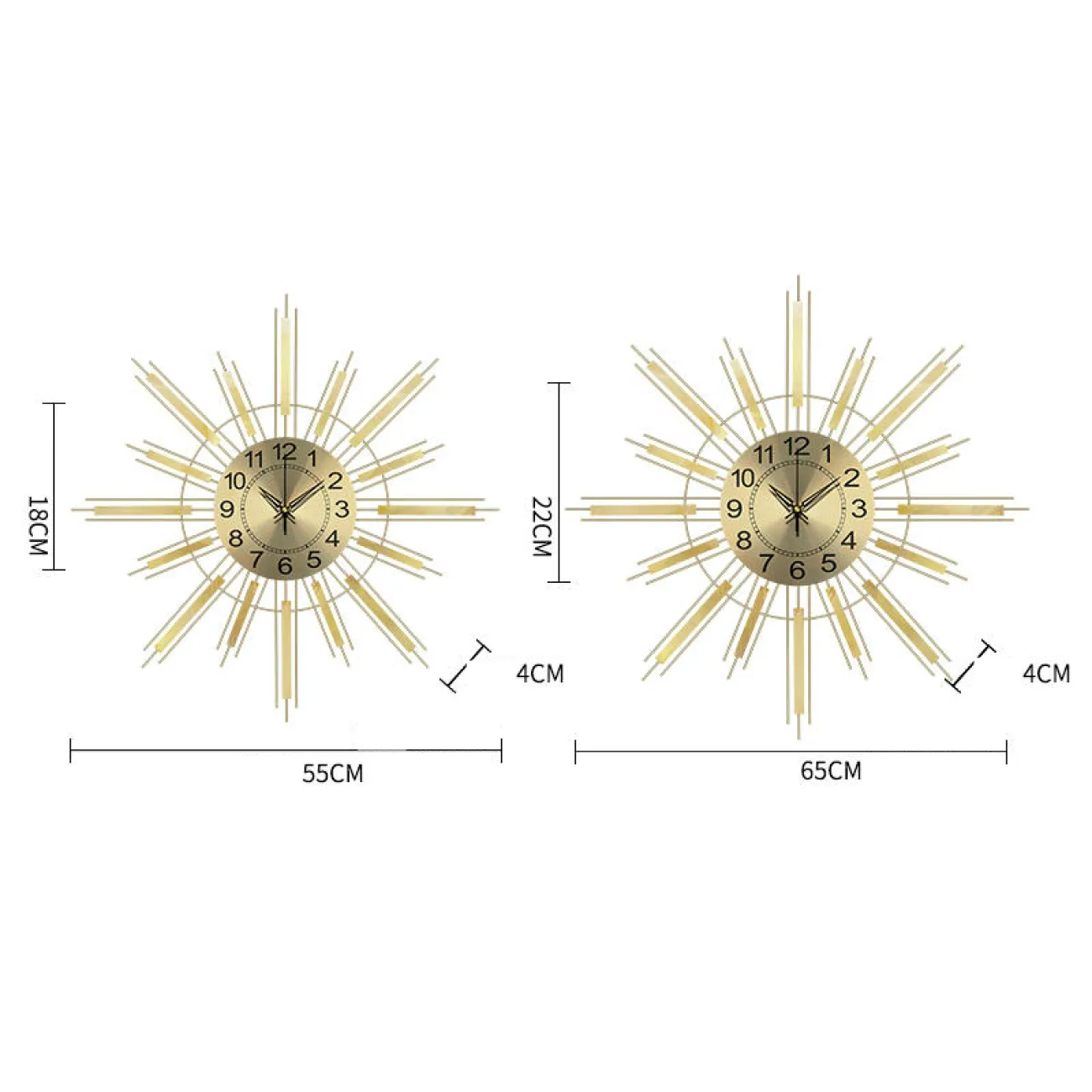 Дизайнерский настенный декор часы LaLume-KKK00371