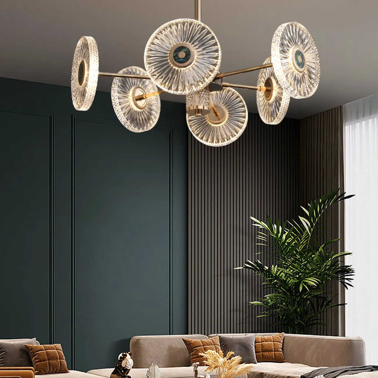 Потолочная люстра DAMIANA CH D74 от ImperiumLoft