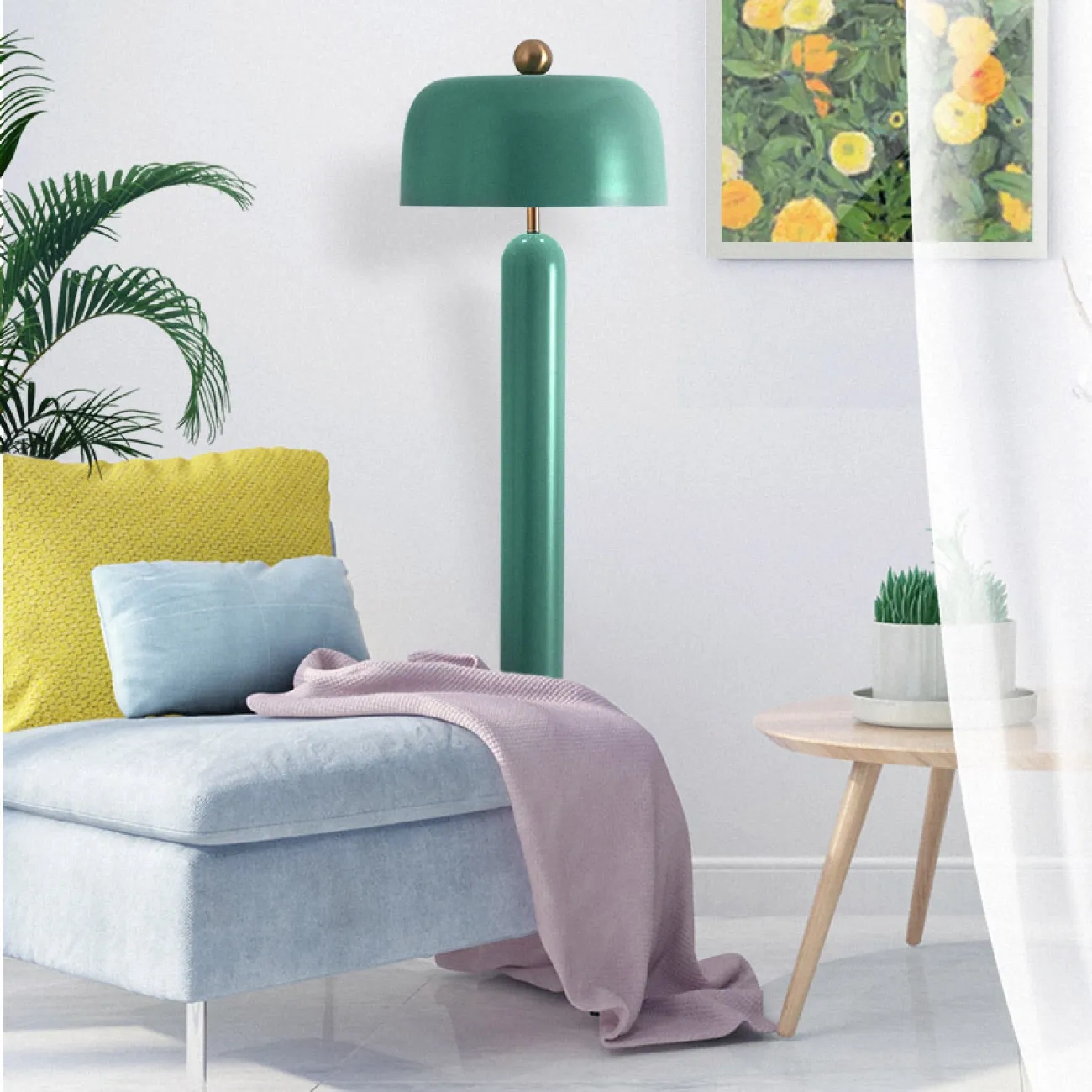 Торшер MEET Turquoise от ImperiumLoft