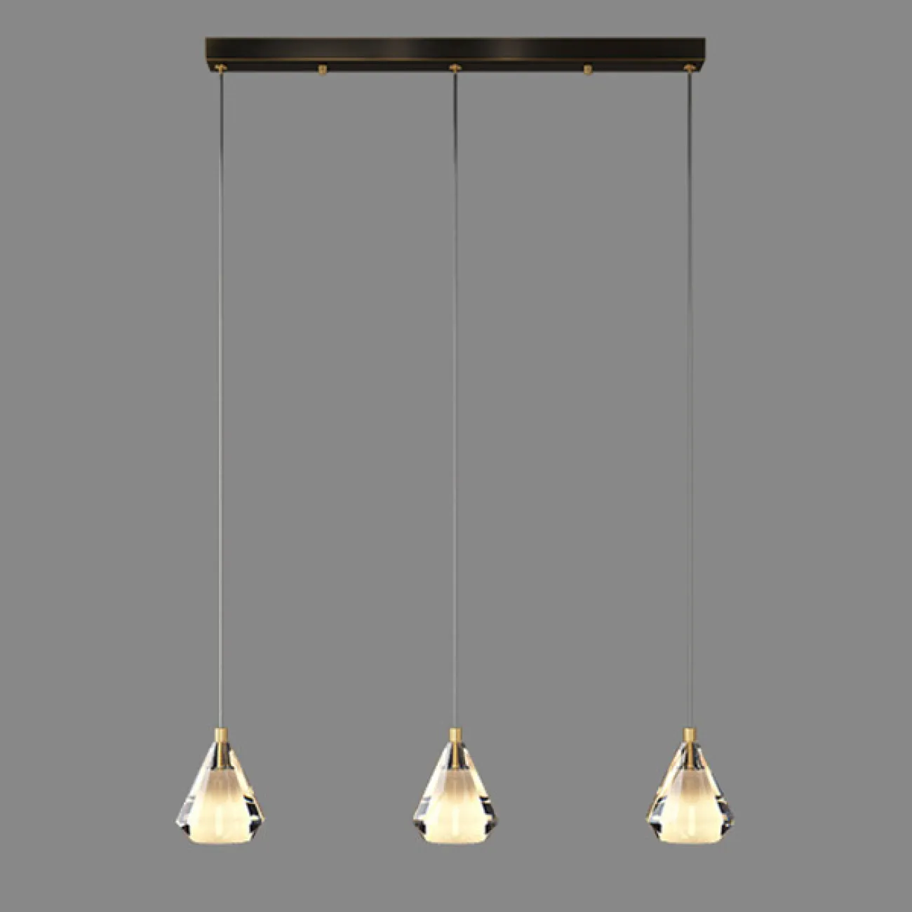 Подвесной светильник SOLDIS TRIO Brass от ImperiumLoft