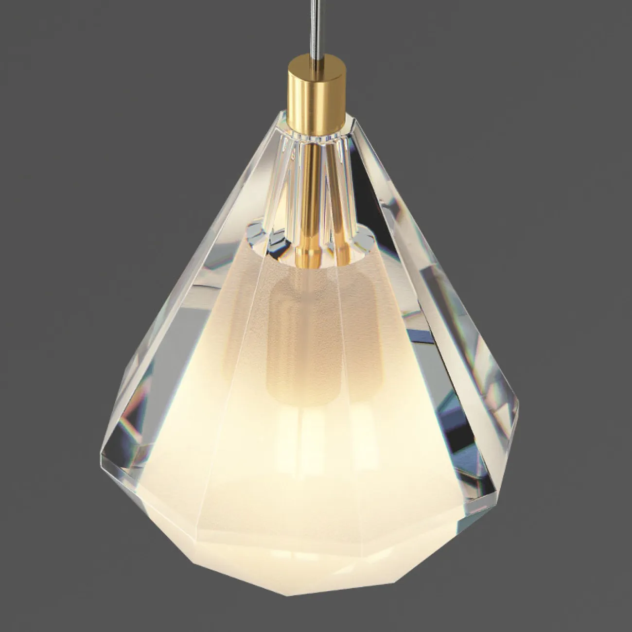 Подвесной светильник SOLDIS TRIO Brass от ImperiumLoft