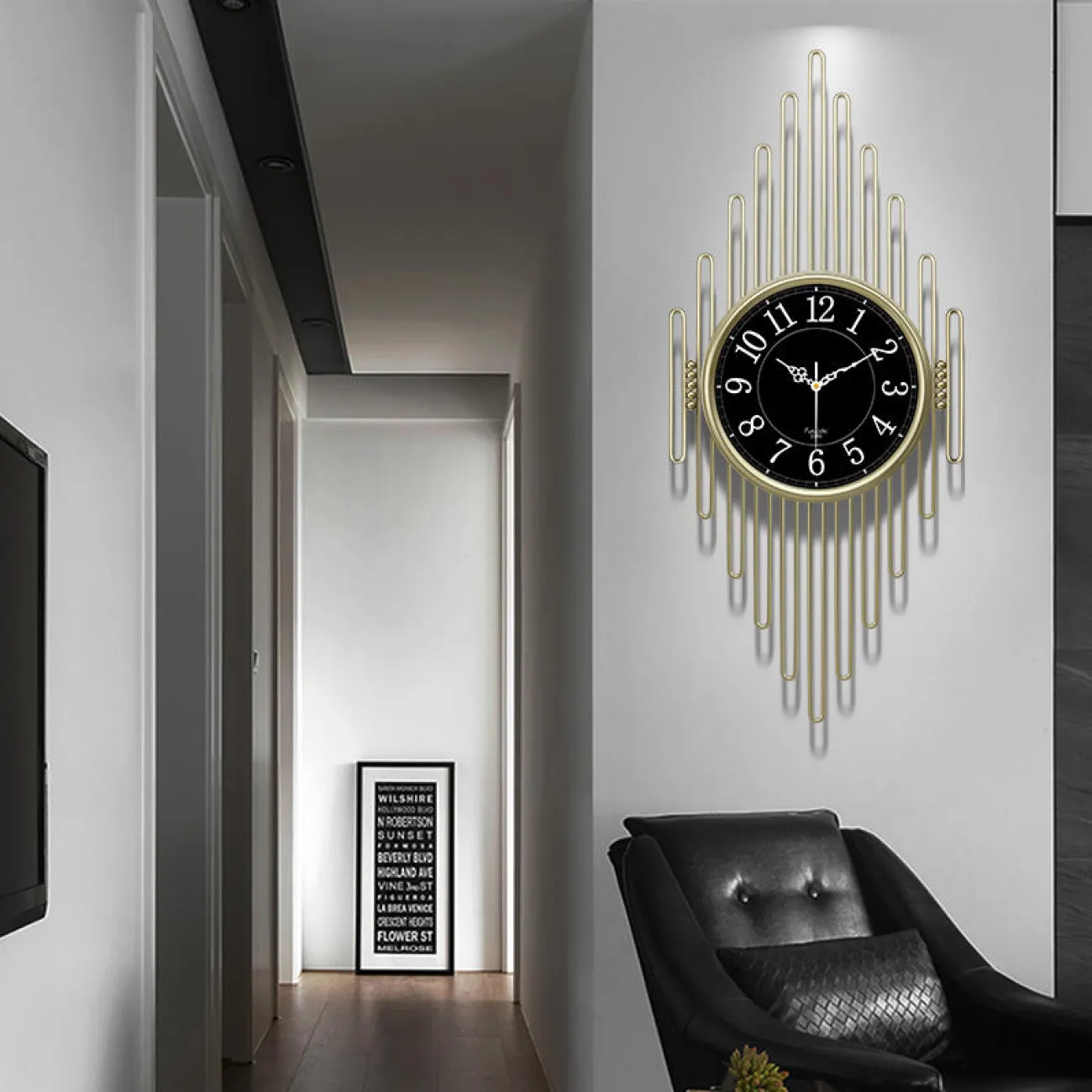 Дизайнерский настенный декор часы LaLume-KKK00310