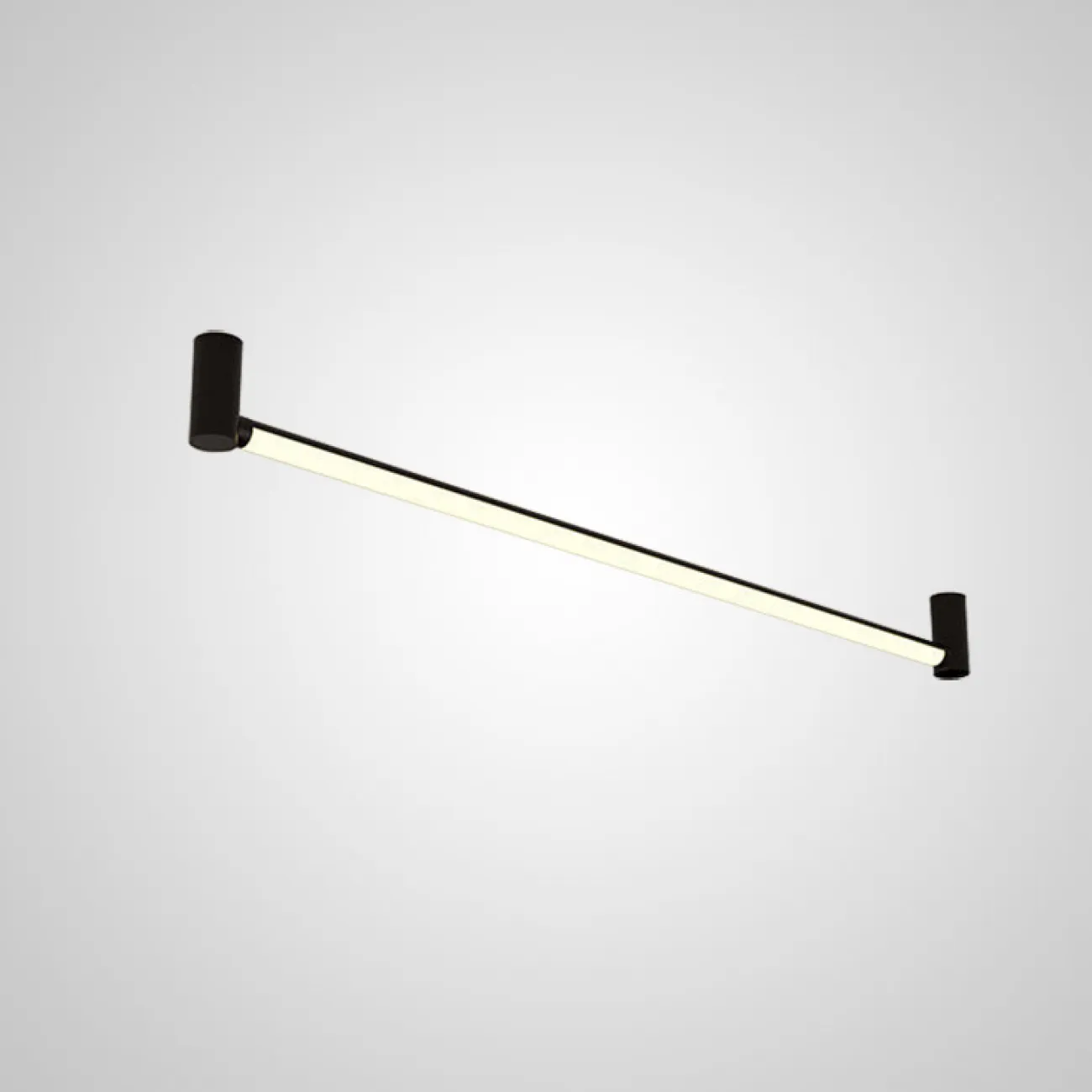 Полоточный светильник SIRRA Black L120 4000K от ImperiumLoft