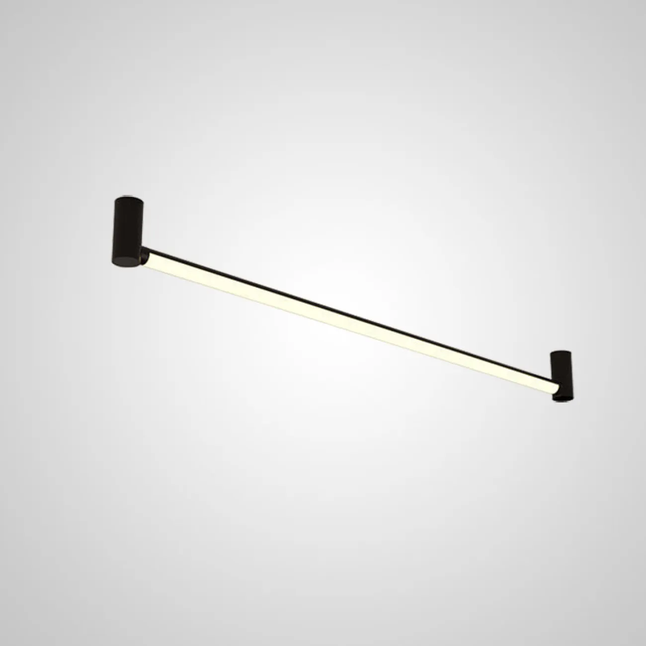 Полоточный светильник SIRRA Black L120 4000K от ImperiumLoft