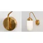 Бра Pelle Sconce short Gooseneck Clear Shade