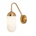 Бра Pelle Sconce short Gooseneck Clear Shade