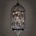 Люстра Steampunk Birdcage Chandelier 45 black