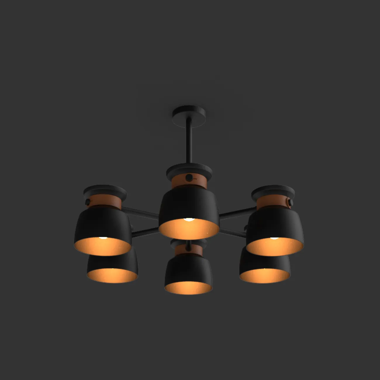 Люстра на штанге LOOP от ImperiumLoft Люстра на штанге LOOP от ImperiumLoft