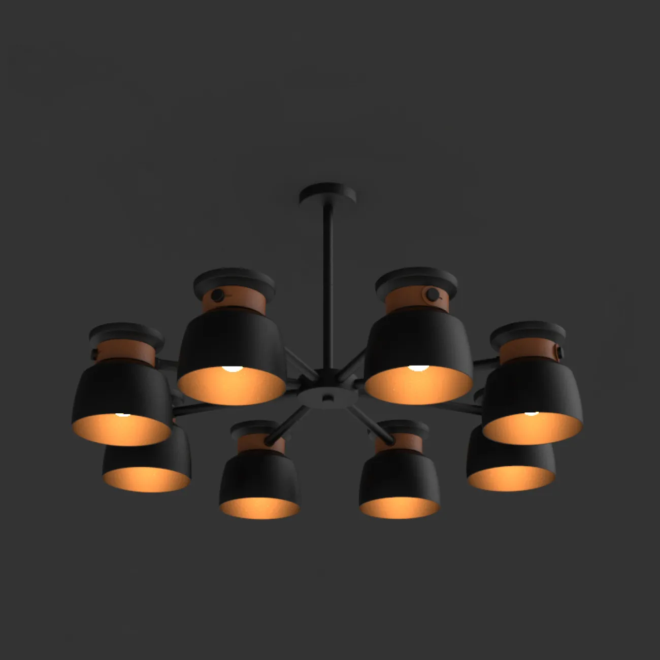 Люстра на штанге LOOP от ImperiumLoft Люстра на штанге LOOP от ImperiumLoft